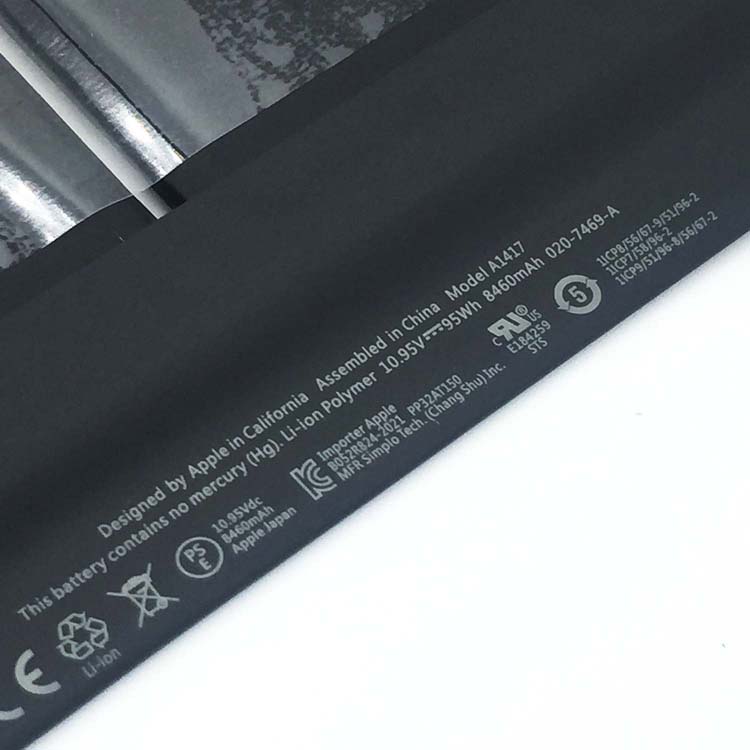 APPLE A1417 Batterie
