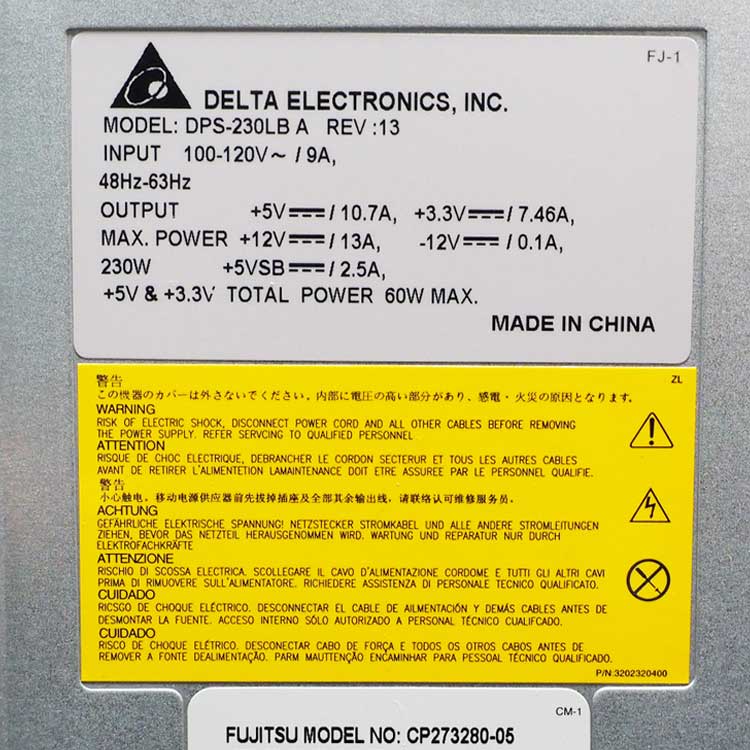 FUJITSU API4PC49 Caricabatterie / Alimentatore