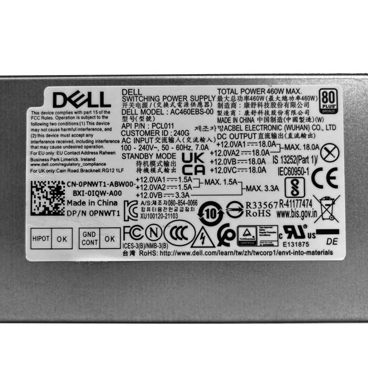 DELL 389MC Caricabatterie / Alimentatore